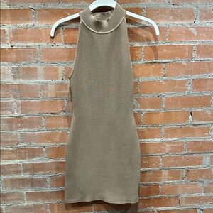 ARITIZA Babaton Sculp Knit Halter Dress Size XS